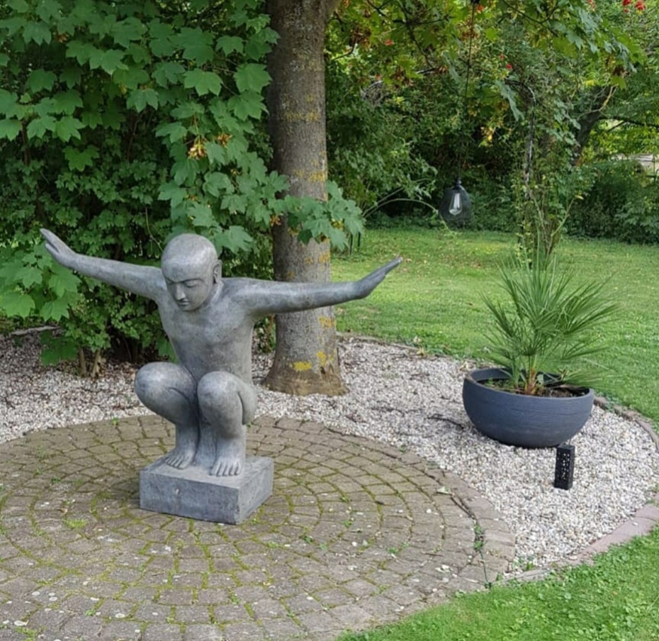 Granitmann in Lebensgröße